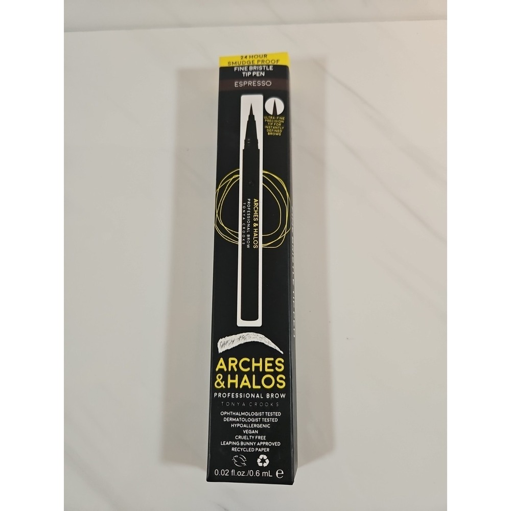 Arches and Halos Fine Bristle Tip Pen - Eyebrow Pencils, Buildable, Choose Color